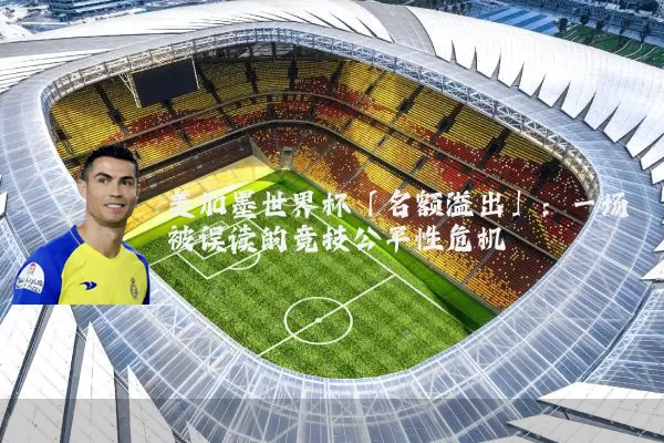 美加墨世界杯「名额溢出」:一场被误读的竞技公平性危机